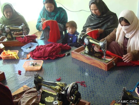 Handicraft student of OPAWC